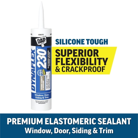 DAP Dynaflex 230 10.1 oz White Premium Latex Sealant Door and Trim