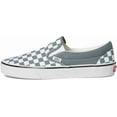 thumbnail image 5 of VANS U CLASSIC SLIP-ON UNISEX SNEAKERS - GREY - Theory Checkerboard Stormy Weather / Men 6 / Women 7.5 / Medium, 5 of 7