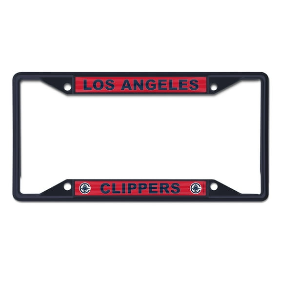 WinCraft LA Clippers Chrome Color License Plate Frame