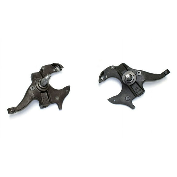 MaxTrac Suspension 100120 Front Lowering Spindles; 2 in. Drop; Made From Ductile Iron; Incl. All Necessary Hardware; Fits select: 1982-2003 CHEVROLET S TRUCK, 1991-2003 GMC SONOMA