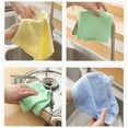 thumbnail image 2 of 20 Counts Soft Absorbent Microfiber Cloth，Lint-Free Streak-Free Cleaning Cloths，Reusable and Washable Kitchen Rags，Bamboo Pulp Fiber Cleaning Towels, 2 of 4