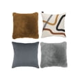 thumbnail image 1 of Set de 4 Cojines Decorativos Coprire 45 x 45 cm Beige, 1 of 8