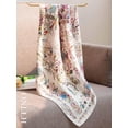 thumbnail image 4 of 100% Mulberry Silk Scarf for Women Hair Lightweight Square Neckerchief Wrap For Head Scarves 21", 4 of 10