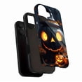 thumbnail image 3 of Halloween Pumpkin Spooky Glowing Jack-O-Lantern Design Durable Flexible TPU Phone Case for iPhone 11/12/13/14/15/16 (Pro Max/Plus) - Perfect for Fall Festivities & Trick-or-Treat, 3 of 9