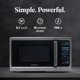 thumbnail image 2 of Farberware Countertop Microwave 900 Watts, 0.9 Cu. Ft. - Microwave Oven With LED Lighting and Child Lock - Perfect for Apartments and Dorms - Easy Clean Stainless Steel, 2 of 5