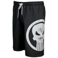 thumbnail image 4 of Marvel Comics The Punisher Skull Symbol Board Shorts-XLarge (40-42), 4 of 7