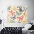 thumbnail image 6 of Balery Butterfly Pattern Tapestry 60x51 Inches - Large Wall Hanging Tapestry for Bedroom, Living Room, Dorm Decor - Artistic and Aesthetic Room Decor, 6 of 9