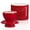 Red, variant on Contenpo Butter Keeper French Ceramic Spreadable Butter Container, Freshly Preserve Spreadable Butter,