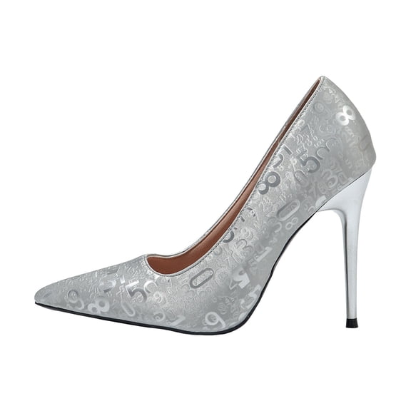 Win s Way Women's Pointed Toe Stiletto Heels Slenderizing Versatile Pumps High Heels Party Work Evening