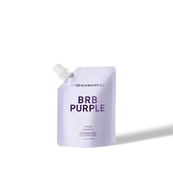 The Beachwaver Co. BRB Blonde Purple Shampoo Travel Size, 3 oz