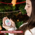 thumbnail image 2 of 3drose, Not All Angels Have Wings, Some Have Stethoscopes Funny Text Art, Circle Porcelain Ornament, 2 of 7