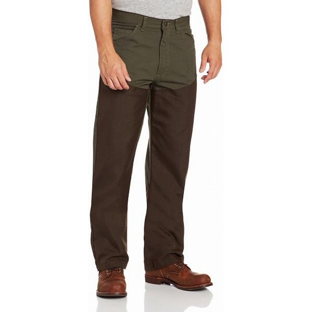 Wrangler Wrangler Brown Mens 32x36 Colorblock Work Twill Pants