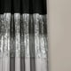 thumbnail image 3 of Panel de cortina para ventana, decoración exuberante, cielo nocturno, 42 x 213 cm, negro y gris, 3 of 6