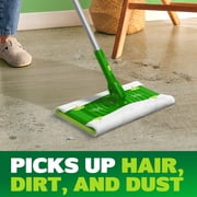 Swiffer Sweep + Mop, Dry Pads Refill, Floor Cleaner, Cleaning Cloths, Unscented, 32 Count