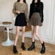 thumbnail image 4 of Falda Short Minifalda Plisada A Cuadros De Estilo Coreano, 4 of 8