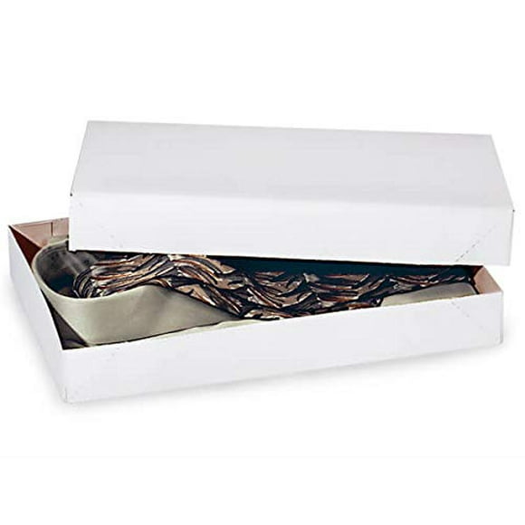 Men Shirt Box Women Top Box Gift Boxes Wrap Boxes Apparel Gift Boxes with Lids 5 Pack (White)