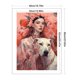 thumbnail image 2 of Bordado completo de algodón ecológico Wdftyju estampado horquilla perro de belleza 40x60cm, 2 of 9
