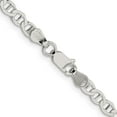 thumbnail image 3 of Sterling Silver 4mm Flat Anchor Chain (24 X 4) Made In Italy qlfa080-24, 3 of 5