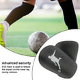 Ettsollp 1 Pair Mini Soccer Shin Guards Antislip Kids Teens Adults