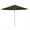 Forest Green, variant on Simply Shade Ibiza Solefin Aluminum Wood Umbrella in Silver/Blue Sky