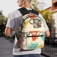 thumbnail image 2 of Wukai Vintage Cup Versatile Backpack:Spacious,Organized,Comfortable,Ideal for Travel and Everyday Use with Multiple Pockets and Padded Straps, 2 of 8
