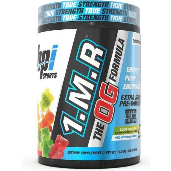 BPI Sports 1MR OG Pre-Workout 25 Servings Sour Gummy