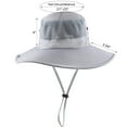 thumbnail image 3 of LUOGENLI Bucket Hats For Men Gold Womens Fisherman's Hat Outdoor and Sun Hat Mountaineering and Fishing Sun Hat Cycling Sun Hat Sun Hat Sun Hats For Women With Ponytail Hole Sun Hats For Women Visor, 3 of 6