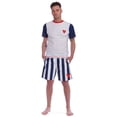thumbnail image 2 of Disney Mickey Mouse UPF 50+ Rash Guard Swim Trunks Outfit Set Adult, 2 of 5