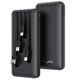 thumbnail image 1 of Power Bank Batería Portátil con 4 Cables Micro USB Tipo C Negro BLOOSOM, 1 of 4
