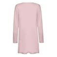 thumbnail image 5 of Scyoekwg Cardigans for Women Lightweight Open Front Cardigan Casual Long Sleeve Knit Cardigans with Pockets Solid Color Comfy Cardigans (Pink,M), 5 of 5