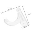 thumbnail image 2 of Tineasur 2Sets Baseball Bat Display Wall Mount Rack Acrylic Holder for Efficient Storage and Organized Space, 2 of 8