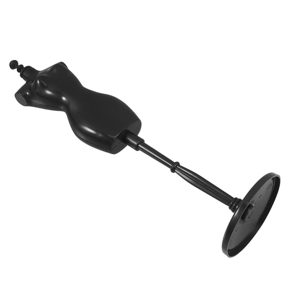 Milisten Versatile Black Plastic Mannequin Stand for Crafting and Home Decor
