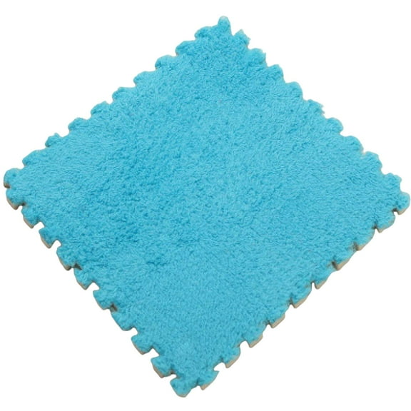 Antqov Foam Puzzle Floor Mat, Soft Fuzzy Non-Slip Square Foam Floor Tiles, Area Rugs Carpet Foam Flooring for Living Room Bedroom Decoration