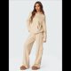 thumbnail image 5 of Conjunto de Dos Piezas de Pijama y Pantalón de Felpa de Larga para Mujer. Incluye: Suéter, Pantalón y Traje Informal. Albaricoque L, 5 of 10