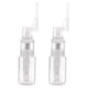 thumbnail image 4 of 2 botellas pulverizadoras portátiles desmontables para polvo de viaje, 35 ml, dispensador de polvo PET transparente, vacío, para maquillaje corporal y capilar, 4 of 8