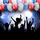 thumbnail image 4 of 48 globos de látex de estrellas rojas, azules y blancas, 12.0 in JFHHH pequeña, 4 of 5