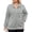 0081Gray, variant on Women's Plus Size Fall Bomber Jacket, Lightweight Casual Zip-Up Outerwear with Pockets