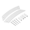 thumbnail image 3 of 1 Paire Poignée de Porte Intérieure en Alliage d'Aluminium Remplacement Accessoire de Voiture Argent, 3 of 6