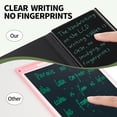 thumbnail image 4 of LCD Writing Tablet for Adult: 6.5 Inch Full Screen Mini Digital Notepad Reusable Small Writing Pad with Hall Switch and Leather Case Portable Use for Office Study Teaching, 4 of 5