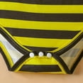thumbnail image 6 of qiiinnHk Baby Girl Clothes Girl Long Sleeve Bee Print Romper and Pant Set Fall Winter Outfits 0-3 Months,Yellow, 6 of 7
