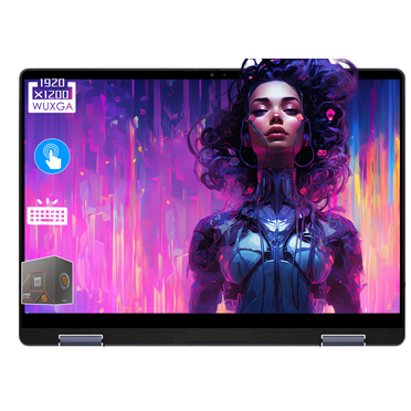 Dell Inspiron 14 2-in-1 Laptop, 14" WUXGA IPS Touchscreen, AMD Ryzen 5 8640HS, 32GB RAM, 1TB SSD