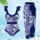 thumbnail image 1 of Traje De Baño Damas Traje De Baño Damas 2 piezas de traje de baño de playa para mujer con cordones y vestido para deportes acuáticos (S de dos piezas), 1 of 8