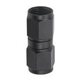 thumbnail image 1 of Pièces Auto, Joint Modifié 6an Alliage d'Aluminium Noir An6 Filetage Femelle Droit Adaptateur Rotatif-Week, 1 of 3