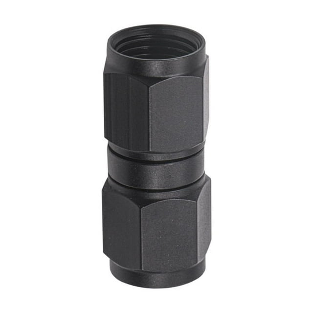 Pièces Auto, Joint Modifié 6an Alliage d'Aluminium Noir An6 Filetage Femelle Droit Adaptateur Rotatif-Week