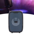 thumbnail image 1 of Altavoz de karaoke altavoz inalámbrico portátil de 5 pulgadas con luz LED multicolor altavoz para computadora portátil de escritorio con micrófono y radio para fiesta de, 1 of 8