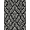 Black, Pattern 14, variant on ODIKA 4' x 6' Machine Washable Non-Slip Area Rug, antique floral High Traffic Rug, Black, 1248439