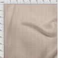 thumbnail image 4 of oneOone Velvet Light Brown Fabric Geometric Sewing Craft Projects Fabric Prints By Yard 58 Inch Wide, 4 of 5