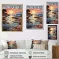 thumbnail image 4 of Designart "Ibizas Spain Sunset II" Spain Floater Framed Canvas Wall Art, 4 of 7
