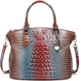 thumbnail image 1 of LHSHID Women Purse Satchel Bag Long Crossbody Classy Tote Bag Top Handle Vegan Leather Ladies Handbags Embossed Pattern, 1 of 7
