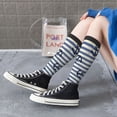 thumbnail image 5 of Naloa Anchors And Steering Wheel Thigh High Socks Extra Long Stretchy Sock Women Over Knee High Opaque Stocking Daily Wear, 5 of 6